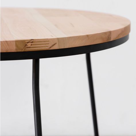 Mesa Lateral Marchena Circular Madera  40-1