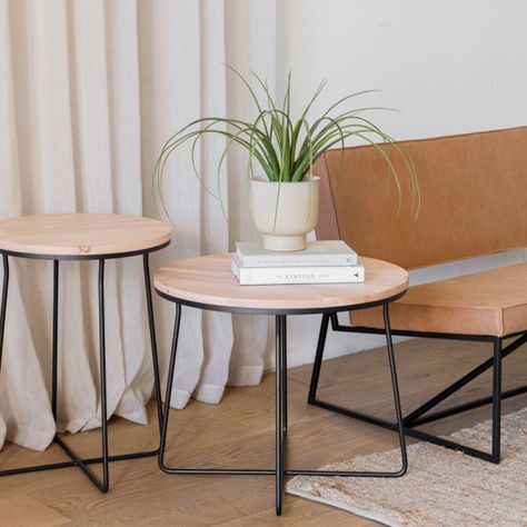 Mesa Lateral Marchena Circular Madera  40-3