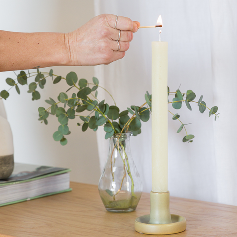 Set 12 Velas Blancas-3