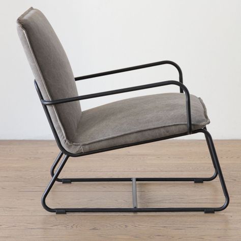 Poltrona Windsor Canvas Gris-2