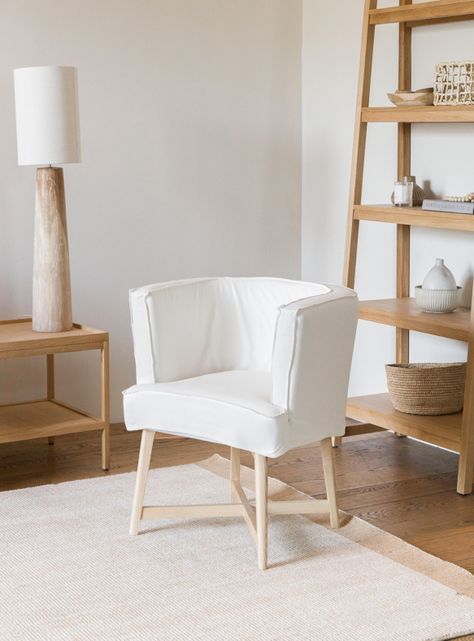 Poltrona Pamplona Lino Blanco NEW-0