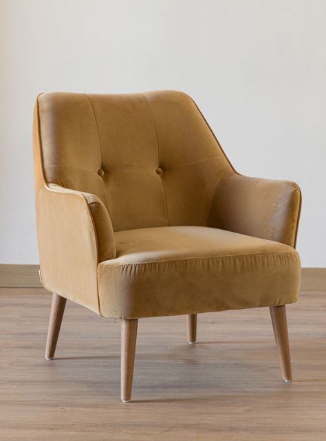 Poltrona Alfaro Velvet Pardo-2