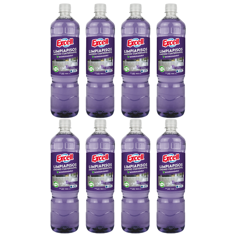 Pack 8 Limpiapisos Excell 900 ml Coleccion Completa-0