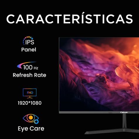 Monitor Oficina Caixun 24" FHD IPS 100Hz HDR10 Negro C24X3F-2