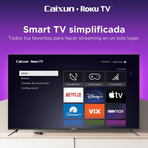 Smart TV Caixun LED 43" FHD Roku TV C43V1FR-1