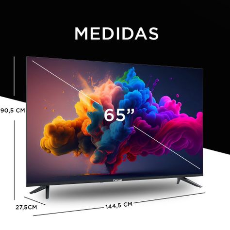 Smart TV Caixun LED 65" UHD 4K Google TV C65V1UG-3