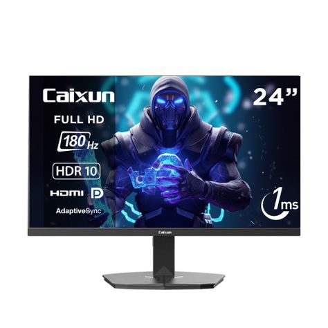 Monitor Gamer Plano Caixun 24" FHD VA 180Hz sRGB110% HDMI DP C24F4F-0