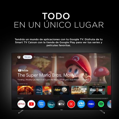 Smart TV Caixun LED 75" UHD 4K Google TV C75VHUG-1