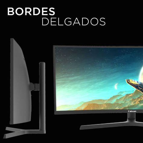 Monitor Gamer Curvo Caixun 34" WQHD VA 1500R 165Hz HDMI DP Tipo C USB 1m C34C2WQ-6