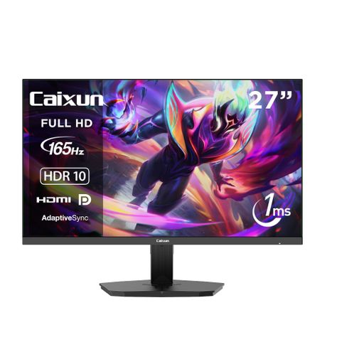 Monitor Gamer Plano Caixun 27" FHD IPS 165Hz sRGB120% HDMI DP C27F4F-0