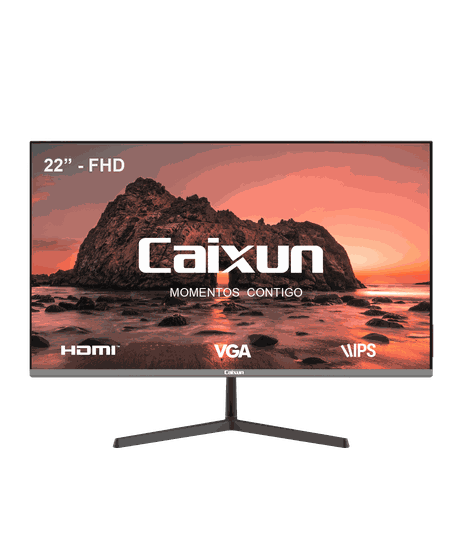 Monitor Oficina Caixun 22" FHD IPS 75 Hz VGA HDMI Negro C22X3F-0