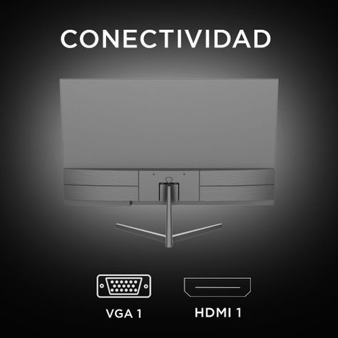 Monitor Oficina Caixun 22" FHD IPS 75 Hz VGA HDMI Negro C22X3F-1