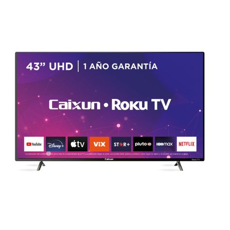 Caixun Led Smart TV 43” UHD Roku TV -0
