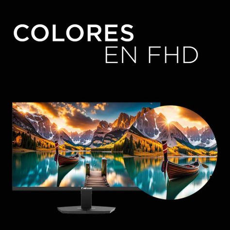 Monitor Oficina Caixun 27" FHD VA 100Hz sRGB110% Negro C27F2F-5