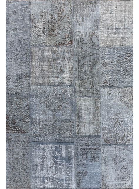 Alfombra Persa de Lana, Patchwork Vintage de 2.00 x 1.50 mts, AA055-0