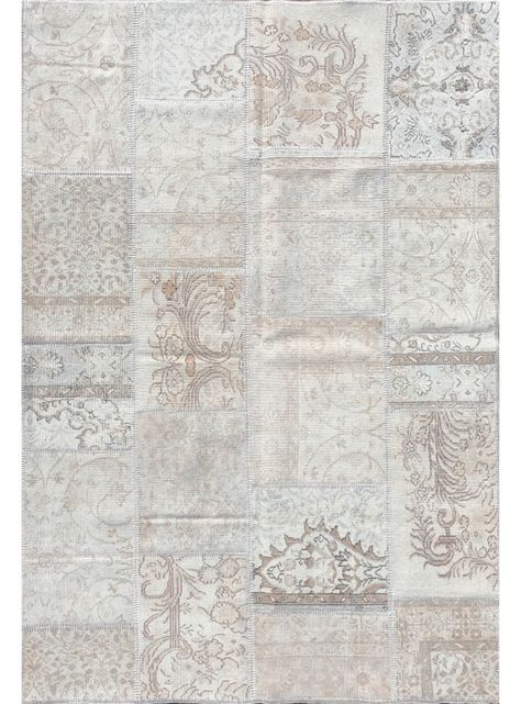 Alfombra Persa de Lana, Patchwork Vintage de 2.40 x 1.70 mts, AA067-0