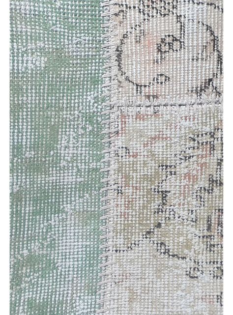 Alfombra Persa de Lana, Patchwork Vintage de 4.00 x 0.80 mts, AA085-1