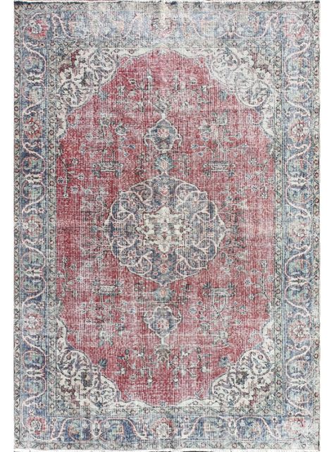 Alfombra Persa Vintage de Lana de 2.70 x 1.80 mts, AA094-0