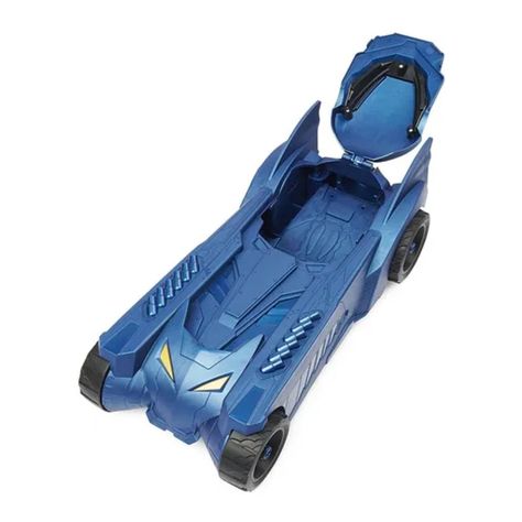 Juguete Auto Batimovil 40Cm Batman Azul-3