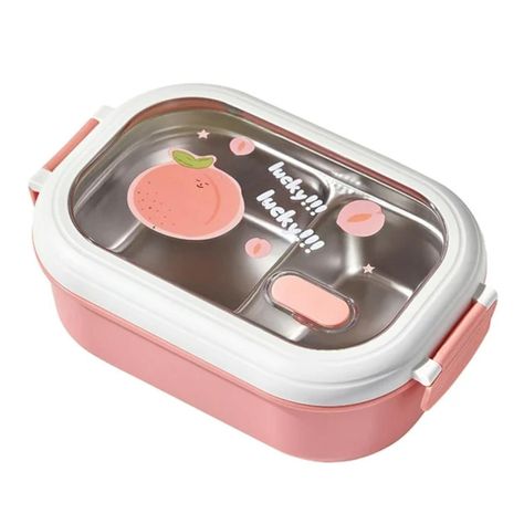 Lonchera Fiambrera Taper 22x14x8cm Fruta Rosa Kawaii-0