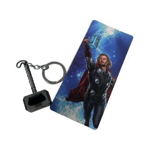 Llavero Metalico Premium Martillo De Thor Mjolnir Con Destapador-2
