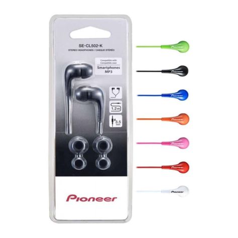 Audifonos In Ear Jack 3.5mm 1.2m Negro SE-CL502-2