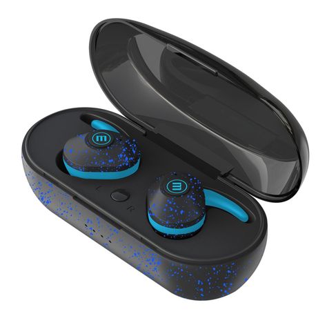 Audifonos Bluetooth TWS In Ear Azul Mini Duo-0