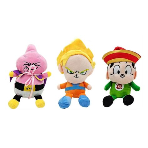 Juguete Pack 6 Peluches Dragon Ball 23cm Infantil-1