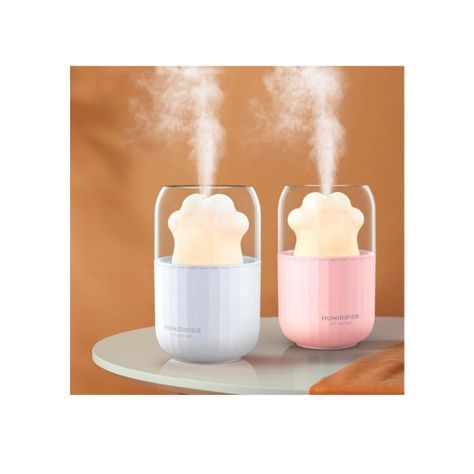 Humidificador 300ml Figura Patita De Gato Colores-2