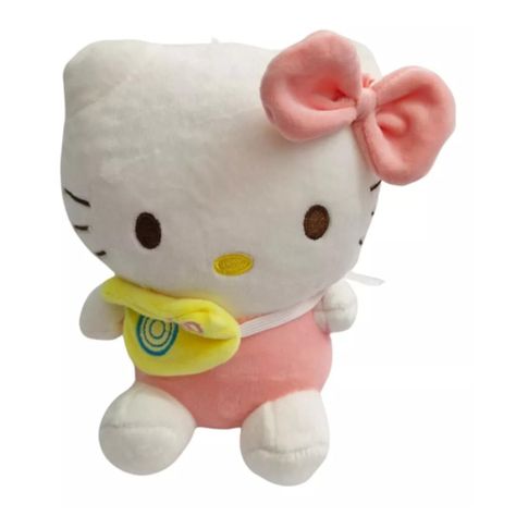 Juguete Peluche Hello Kitty Con Camara 20cm Rosado Infantil-1