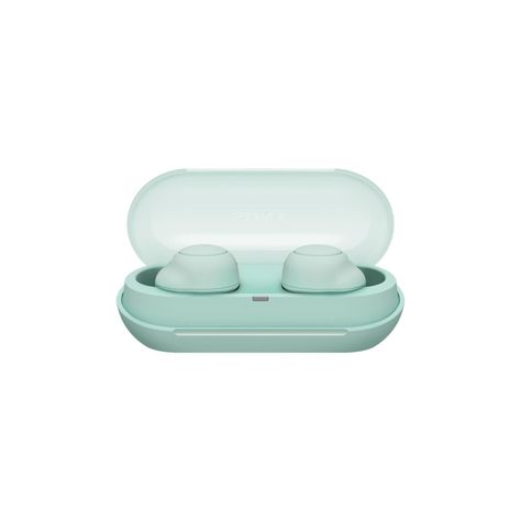 Audifonos Bluetooth TWS IPX4 10H InEar Verde Menta WF-C500-0