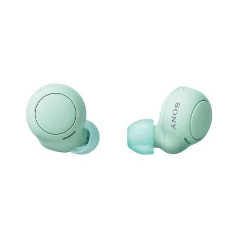 Audifonos Bluetooth TWS IPX4 10H InEar Verde Menta WF-C500-2