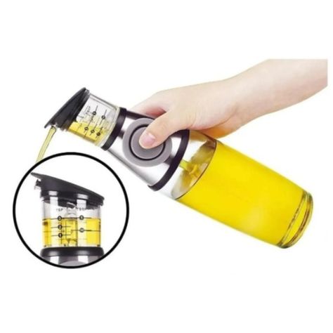 Dispensador De Aceite O Vinagre Para Cocina 500ml Vidrio-0