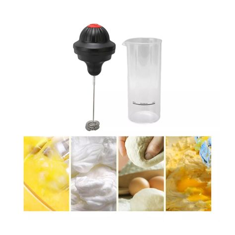 Espumador De Leche Portatil Recargable USB-4