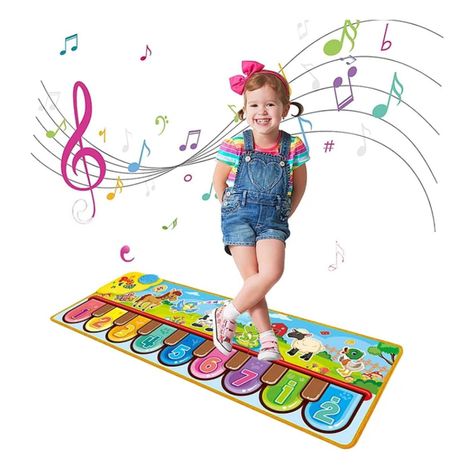 Juguete Alfombra Musical Piano 85x30cm Divertido Infantil-1
