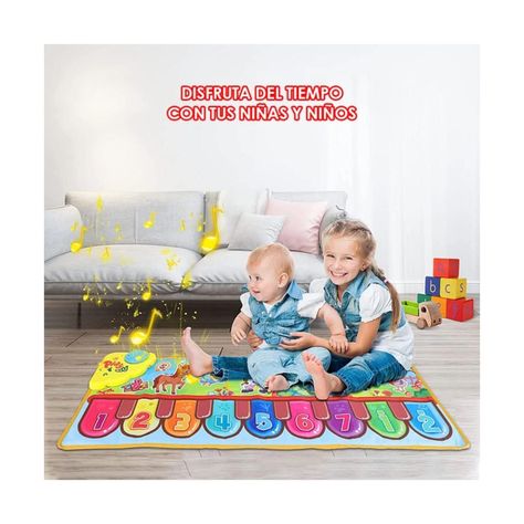 Juguete Alfombra Musical Piano 85x30cm Divertido Infantil-2