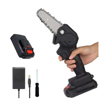 Mini Motosierra Electrica Recargable Corte Y Poda-0