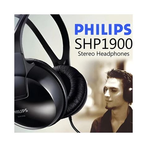 Audifonos Over Ear Jack 3.5mm Negro SHP1900/00-2