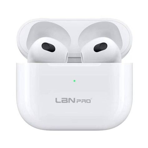 Audifonos Bluetooth TWS Recargables Blanco ANC Pro-0