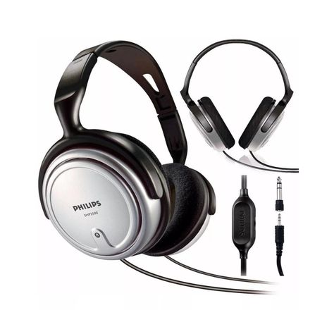 Audifonos Over Ear Jack 3.5mm Gris Shp2500-3