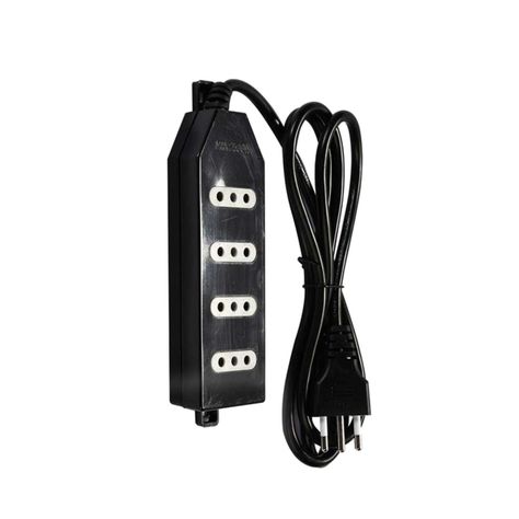 Zapatilla Alargador 1.5mt 4 Entradas Negro-0