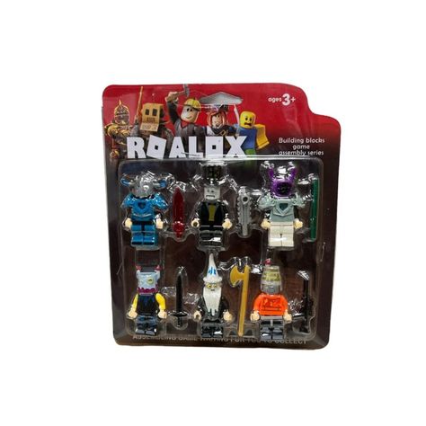 Juguete Set 6 Figuras Roalox 5Cm Con Accesorios-1