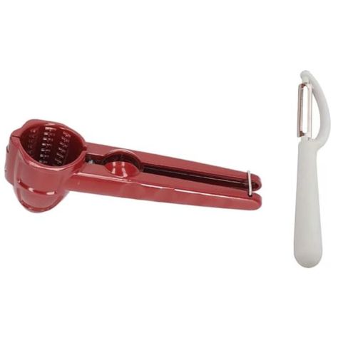 Partidor De Nueces Y Almendras Metalico Manual Rojo-1