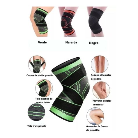 Rodillera Deportiva Elastica Compresion Cuidado Lesion-2