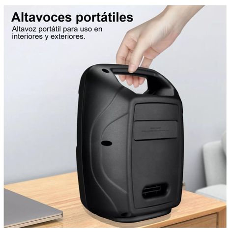 Parlante Portatil Bluetooth Recargable 20W Negro MS-1901BT-3