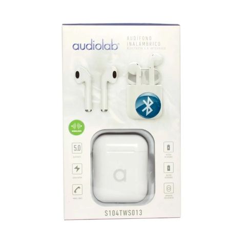 Audifonos Bluetooth TWS Earpod Blanco TWS013-2