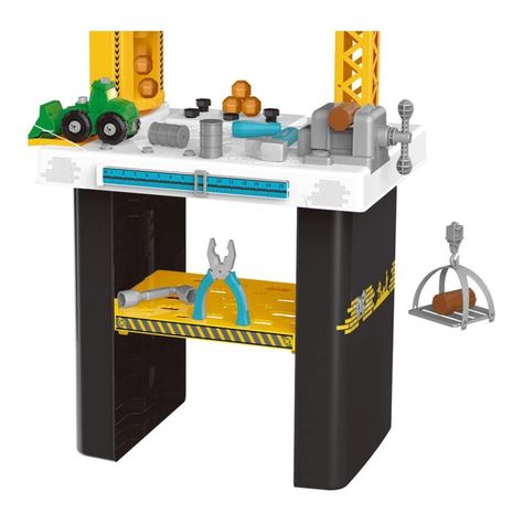 Juguete Set Mesa De Herramientas 54 Piezas Amarillo 82Cm-2