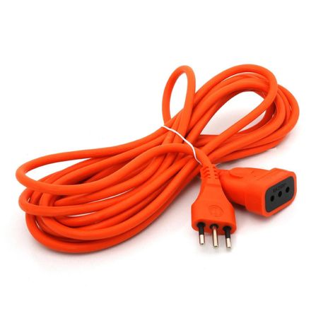 Alargador Extension De Corriente 15Mts 10A Naranja-0