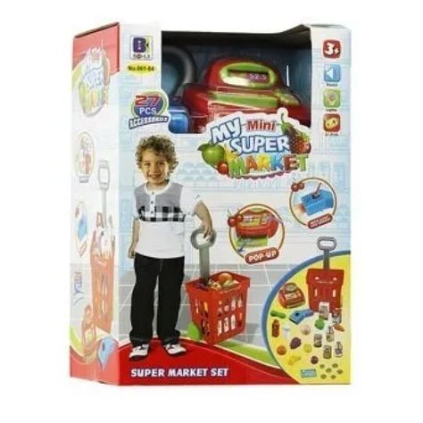 Juguete Set Supermercado 27 Piezas Con Luz Y Sonido Infantil-3