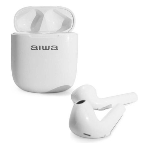 Audifonos Bluetooth Recargables TWS InEar Blanco AW8-1